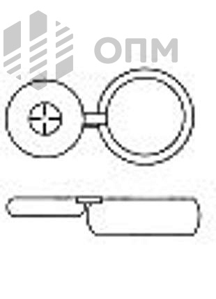 ОПМ 152003 Колпачок декоративный для вытяжных заклёпок, цвет по RAL