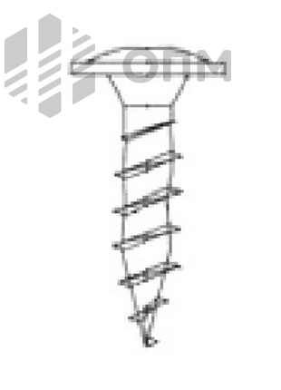 ОПМ 206015 Саморез Spax конструкционный для дерева, тарельчатая головка со шлицем Torx