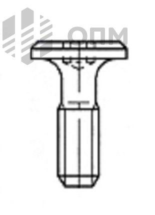 ОПМ 601008 Винт мебельный декоративный с цилиндрической низкой головкой и внутренним шестигранником