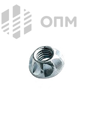 ОПМ 103042 Гайка антивандальная, коническая, с односторонним приводом Kinmar, несъёмная