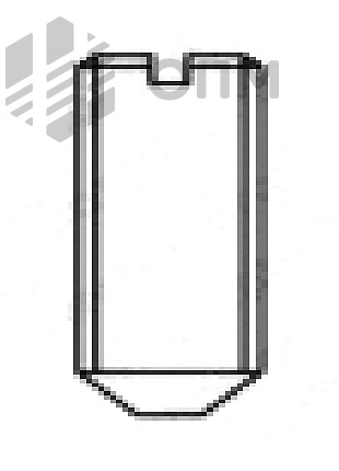 DIN 553 Винт установочный с прямым шлицем и конусным концом