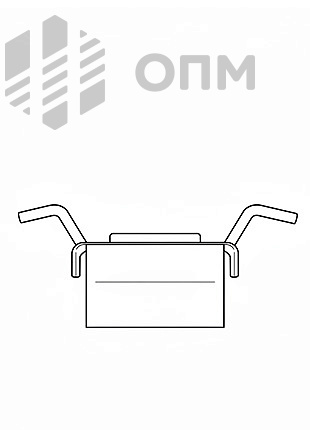 ОПМ 103026 Гайка клетевая квадратная для лицевой установки