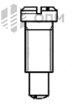 DIN 922 Винт с уменьшенной цилиндрической головкой c прямым шлицем и цилиндрическим концом