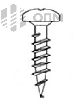 ОПМ 206008 Саморез универсальный с цилидрической скругленной головкой, шлиц Pz