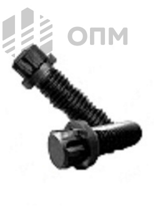 ОПМ 102001 Болт с двенадцатигранной головкой и буртиком