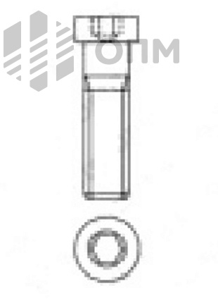 DIN 7984 Винт с низкой цилиндрической головкой и внутренним шестигранником 