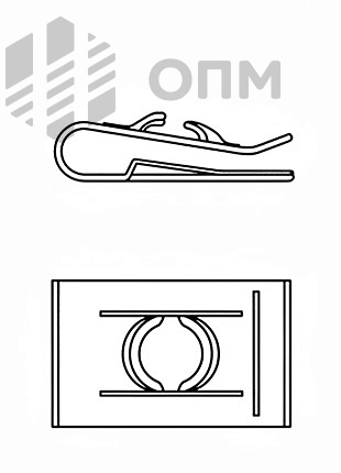 ОПМ 103032 Гайка клетевая U-образная