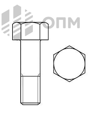 ГОСТ Р 52644-2006 Болт высокопрочный с шестигранной головкой
