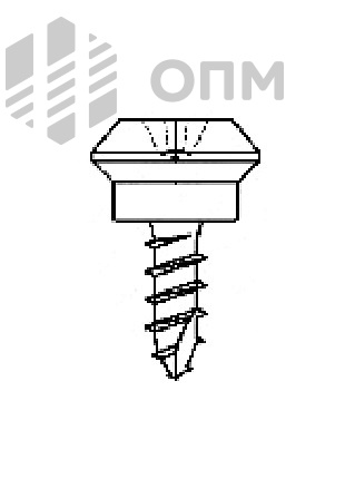 ОПМ 206001 Саморез для крепления жалюзи