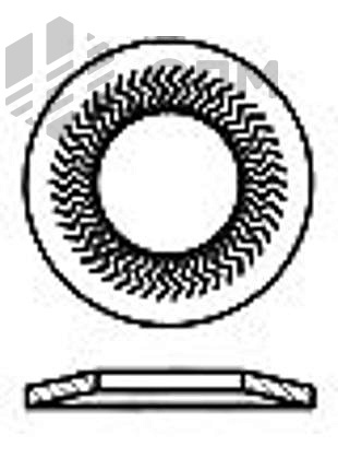 ОПМ 104039 Шайба стопорная Teckentrup форма Z