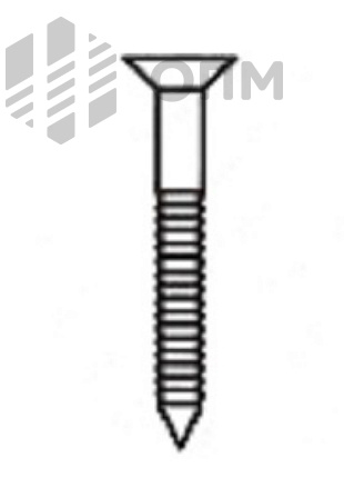 ОПМ 229004 Гвоздь ершенный с плоской головкой