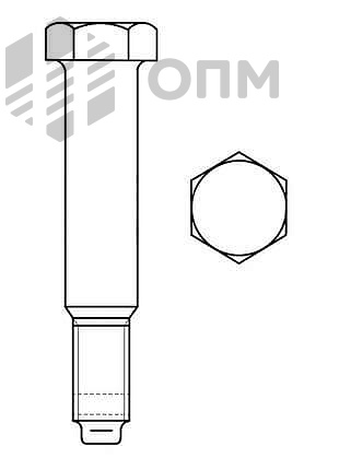 ГОСТ 7817-80 Болт с шестигранной уменьшенной головкой