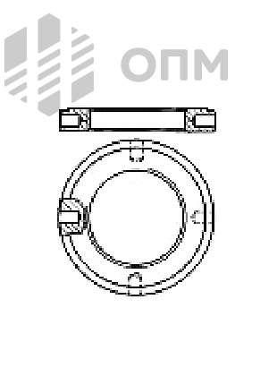 DIN 1816 Гайка круглая с радиально расположенными отверстиями