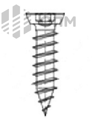 ОПМ 206028 Саморез-анкер Spax-RA для крепдения металло-пластиковых окон, с потайной головкой 11 мм, шлиц Torx T-30