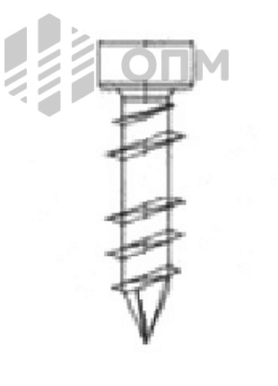ОПМ 206019 Саморез Spax-D, с цилиндрической головкой и зенкующими ребрами, шлиц T-Star plus, четырехгранный конец CUT