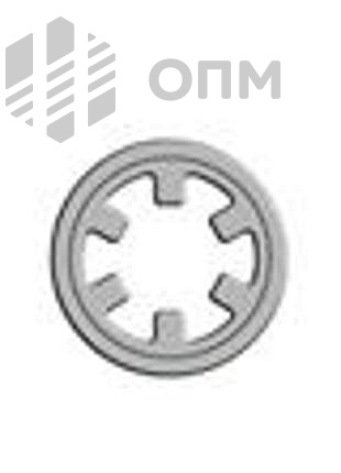 ОПМ 108082 Кольцо стопорное DTX самостопорящееся без канавки осевое наружное