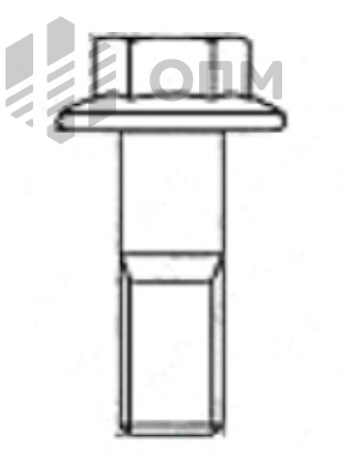 DIN 6921 Болт с шестигранной головкой и фланцем 