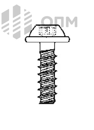 ОПМ 106002 Саморез по термопластам и дюропластам TORX и TORX Plus (EJOT WN 5451)