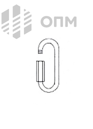 ОПМ 337002 Карабин винтовой с муфтой, удлинённый