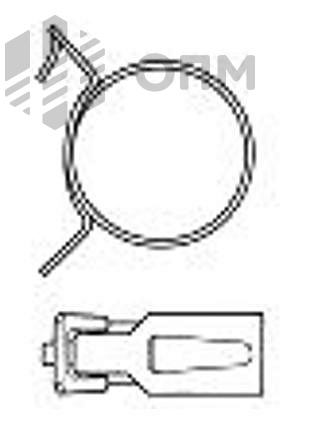 DIN 3021 Хомут пружинный