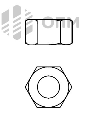 ISO 4034 Гайка шестигранная