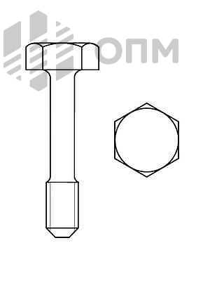 ГОСТ 10338-80 Винт с шестигранной головкой невыпадающий класса точности В (аналог DIN 7964)
