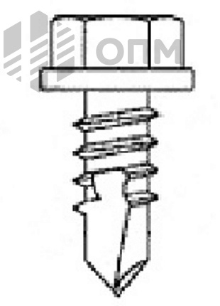 ОПМ 206042 Саморез для фасадных систем, сверло