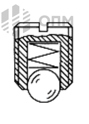 ОПМ 101037 Винт с подпружиненным шариком