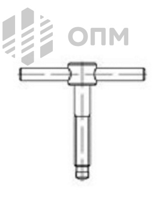  DIN 6304 Воротковый винт с неподвижной рукояткой (зажимной винт)