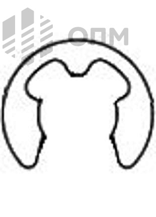 DIN 6799 Кольцо (шайба) стопорное быстросъемное