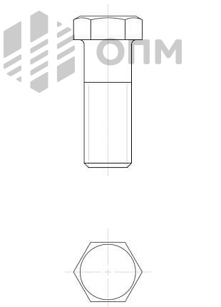 ГОСТ 18125-72 Болт с шестигранной уменьшенной головкой