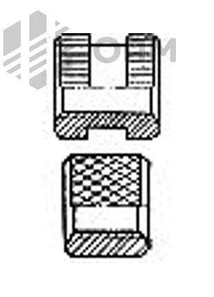 ОСТ 4Г 0.822.002 Втулка резьбовая опрессовываемая