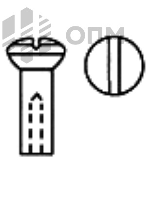 ОПМ 603018 Гайка глухая с полупотайной головкой