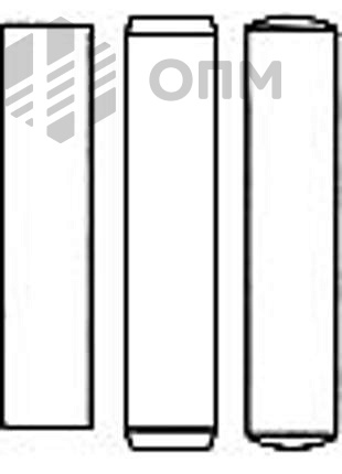 ISO 2338 Штифт цилиндрический незакаленный 