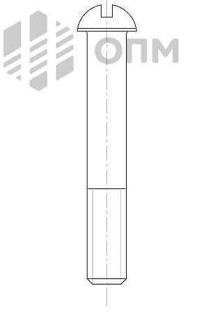 ГОСТ 17473-80 Винт с полукруглой головкой