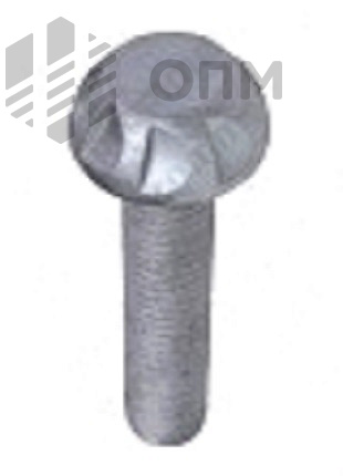 ОПМ 102009 Болт антивандальный неразъёмный, коническая головка с односторонним приводом Kinmar