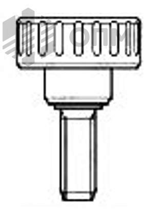 ОПМ 121006 Ручка круглая рифленая