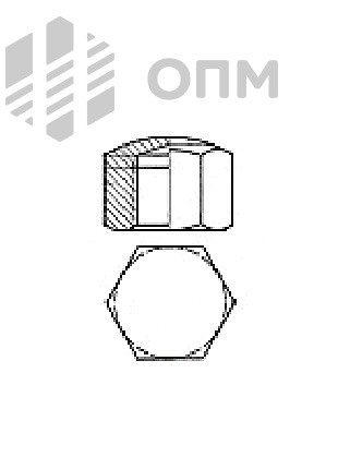 DIN 917 Гайка колпачковая низкая