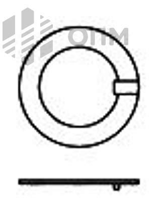 DIN 462 Шайба стопорная с внутренней лапкой