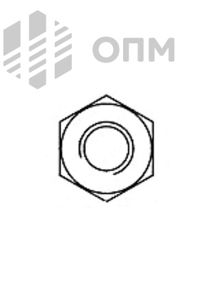 ISO 4035 Гайка шестигранная низкая