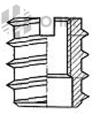 DIN 7965 Муфта мебельная врезная  