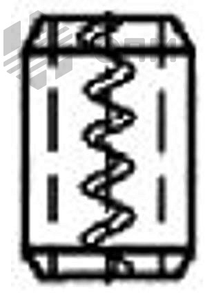 ОПМ 111002 Штифт пружинный с зубчатой прорезью тяжелое исполнение