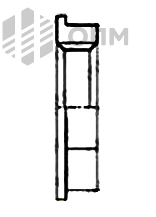 ОПМ 103097 Контргайка с ребордой