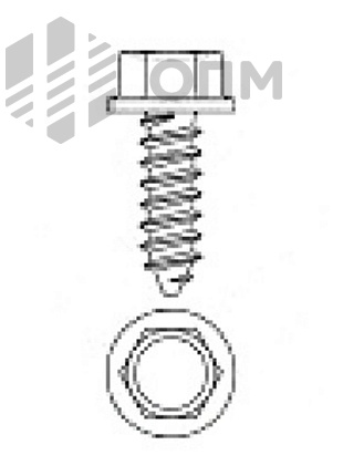 DIN 6928 Саморез стальной (форма С и F)