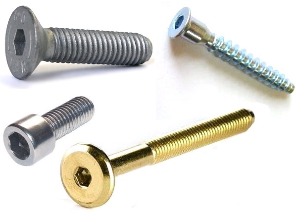 Винт и болты (имбус) с внутренним шестигранником Винт (имбус) с внутренним шестигранником
