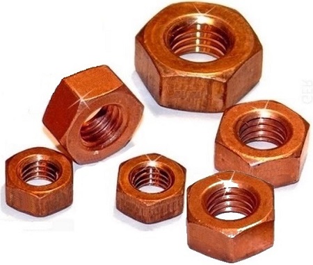 Гайка медная в Санкт-Петербурге